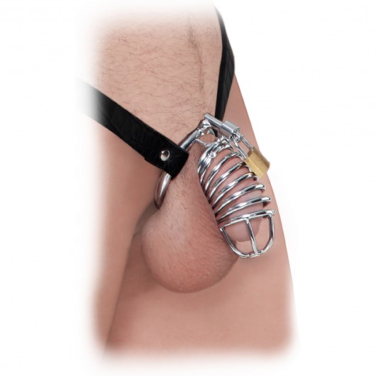 Кольцо верности Extreme Chastity Belt с фиксацией головки - Pipedream - купить с доставкой в Петрозаводске