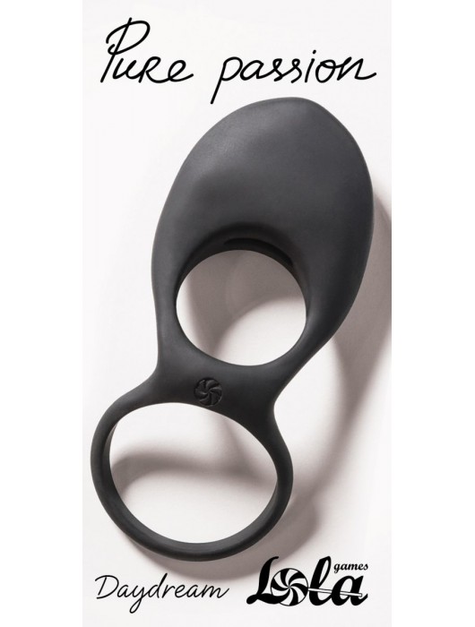 Черное эрекционное виброкольцо Daydream - Lola Games - в Петрозаводске купить с доставкой