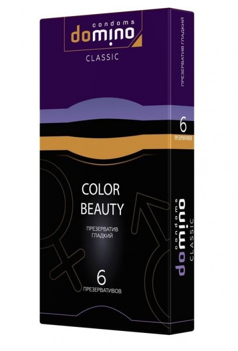 Разноцветные презервативы DOMINO Colour Beauty - 6 шт. - Domino - купить с доставкой в Петрозаводске