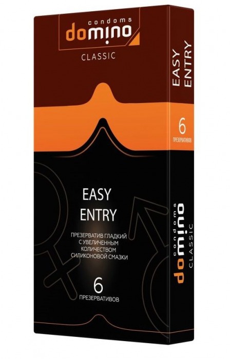 Презервативы с увеличенным количеством смазки DOMINO Easy Entry - 6 шт. - Domino - купить с доставкой в Петрозаводске