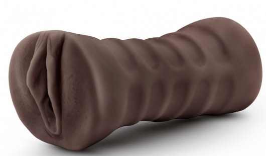 Коричневый мастурбатор-вагина Hot Chocolate Brianna - Blush Novelties - в Петрозаводске купить с доставкой