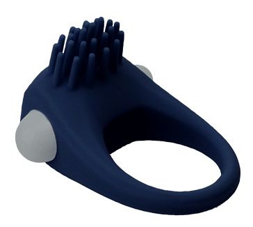 Синее эрекционное виброкольцо STIMU RING - Dream Toys - в Петрозаводске купить с доставкой
