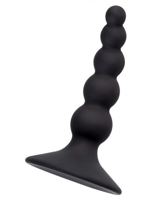 Черная анальная втулка Bootes - 10 см. - POPO Pleasure