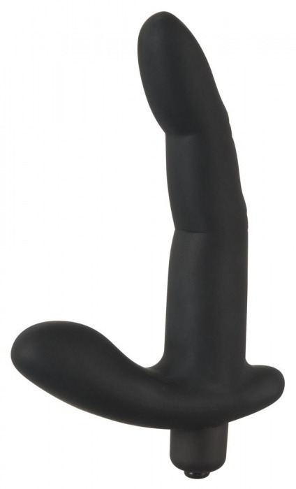 Черный вибромассажер простаты Naughty Finger Prostate Vibe - 13,8 см. - Orion - в Петрозаводске купить с доставкой