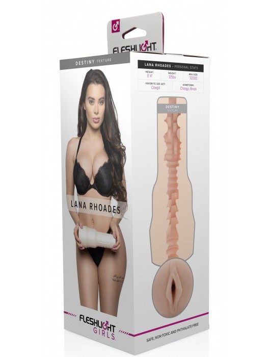 Мастурбатор-вагина Fleshlight Girls - Lana Rhoades Destiny - Fleshlight - в Петрозаводске купить с доставкой