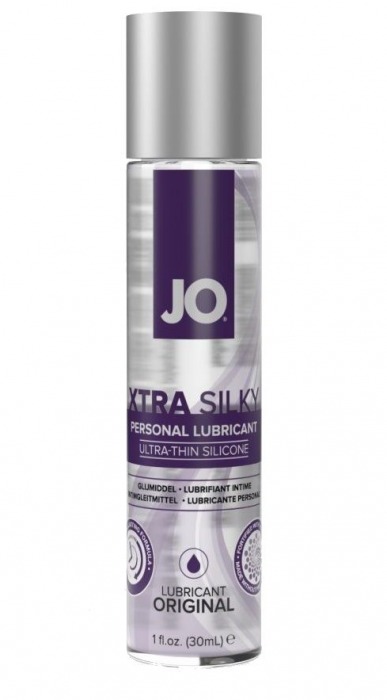 Лубрикант на силиконовой основе JO Xtra Silky - 30 мл. - System JO - купить с доставкой в Петрозаводске