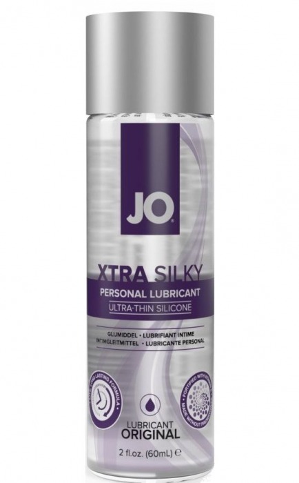Лубрикант на силиконовой основе JO Xtra Silky - 60 мл. - System JO - купить с доставкой в Петрозаводске