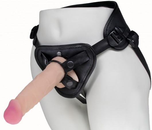Пояс харнесс BEST UNI strap с 2 сменными насадками - 18,5 и 16 см. - LOVETOY (А-Полимер) - купить с доставкой в Петрозаводске