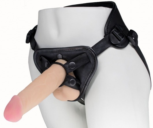 Пояс харнесс BEST UNI strap с 2 насадками - 18 и 22 см. - LOVETOY (А-Полимер) - купить с доставкой в Петрозаводске