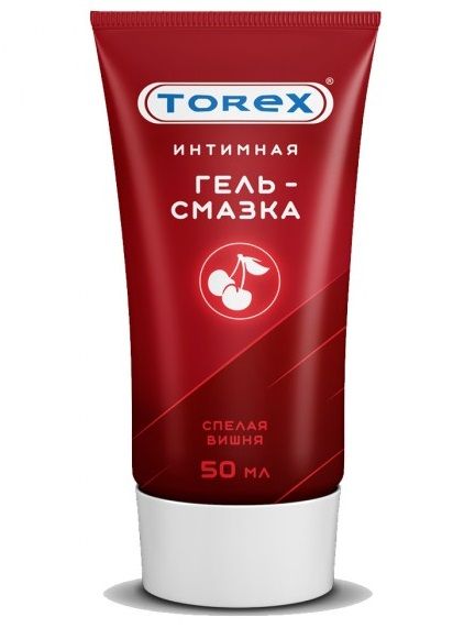 Смазка на водной основе TOREX  Спелая вишня  - 50 мл. - Torex - купить с доставкой в Петрозаводске