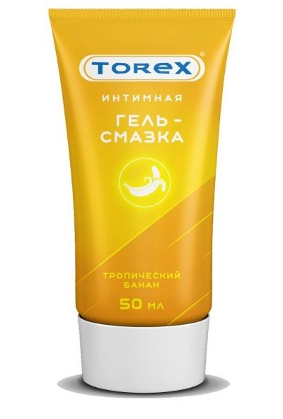 Смазка на водной основе TOREX  Тропический банан  - 50 мл. - Torex - купить с доставкой в Петрозаводске