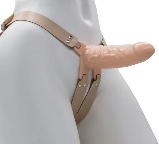 Телесный мужской парапротез MEN STYLE - 15 см. - LOVETOY (А-Полимер) - купить с доставкой в Петрозаводске