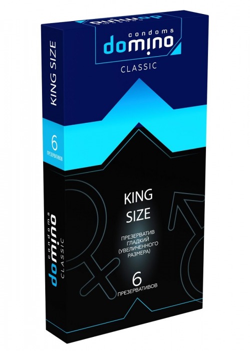 Презервативы увеличенного размера DOMINO Classic King size - 6 шт. - Domino - купить с доставкой в Петрозаводске