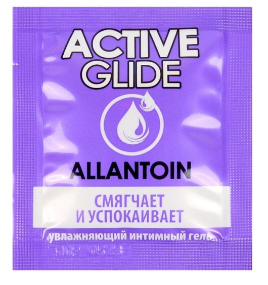 Лубрикант на водной основе Active Glide с аллантоином - 3 гр. - Биоритм - купить с доставкой в Петрозаводске