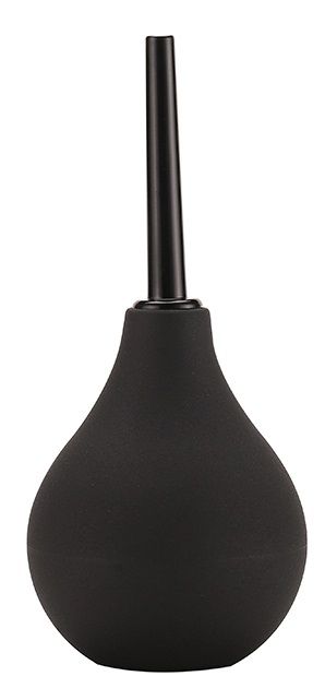 Черный анальный душ ANAL DOUCHE с прямым наконечником - Dream Toys - купить с доставкой в Петрозаводске