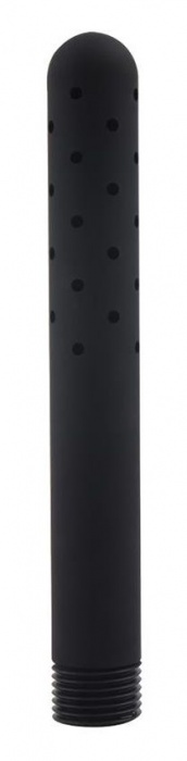 Черная насадка для анального душа ANAL DOUCHE - 15 см. - Dream Toys - купить с доставкой в Петрозаводске