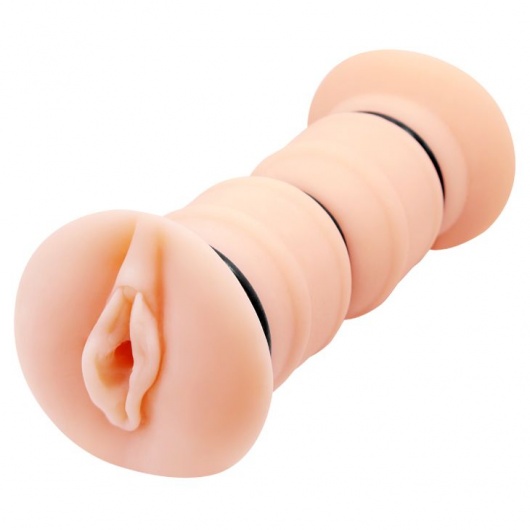 Телесный вибромастурбатор-вагина Michelle - Baile - в Петрозаводске купить с доставкой