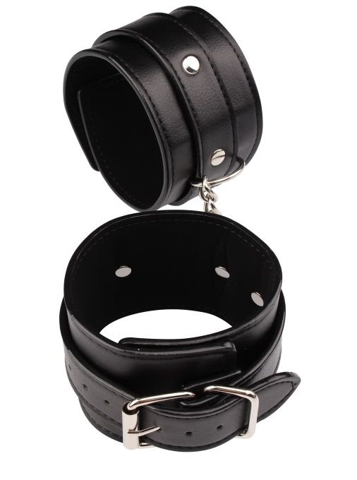 Черные оковы Classic Ankle Cuffs - Chisa - купить с доставкой в Петрозаводске
