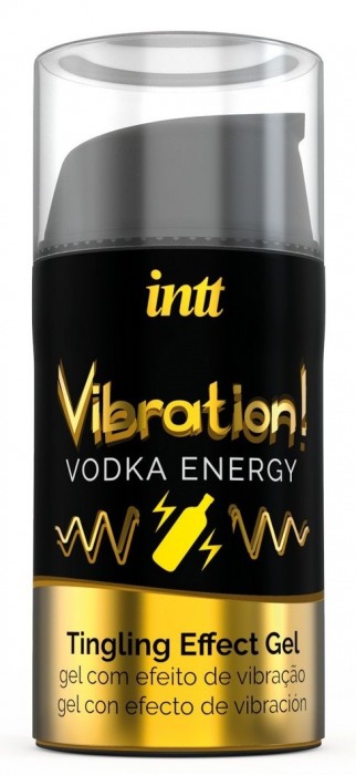 Жидкий интимный гель с эффектом вибрации Vibration! Vodka Energy - 15 мл. - INTT - купить с доставкой в Петрозаводске