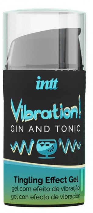 Жидкий интимный гель с эффектом вибрации Vibration! Gin   Tonic - 15 мл. - INTT - купить с доставкой в Петрозаводске