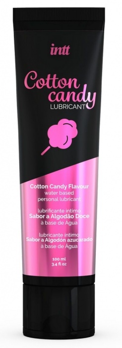 Интимный гель на водной основе Cotton Candy Lubricant - 100 мл. - INTT - купить с доставкой в Петрозаводске