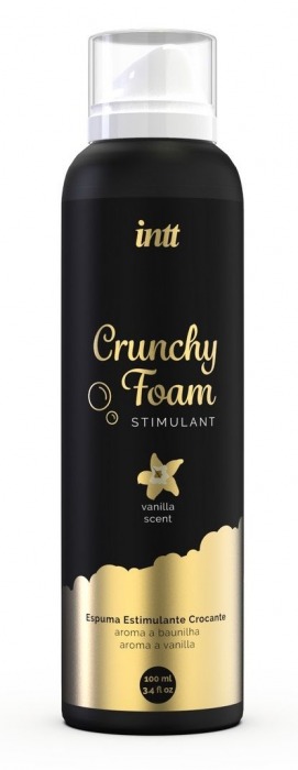 Пенка для массажа Crunchy Foam Stimulant Vanilla - 100 мл. - INTT - купить с доставкой в Петрозаводске