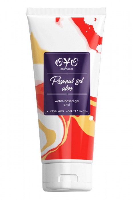 Анальная смазка на водной основе OYO Personal Gel Aloe - 50 мл. - OYO - купить с доставкой в Петрозаводске