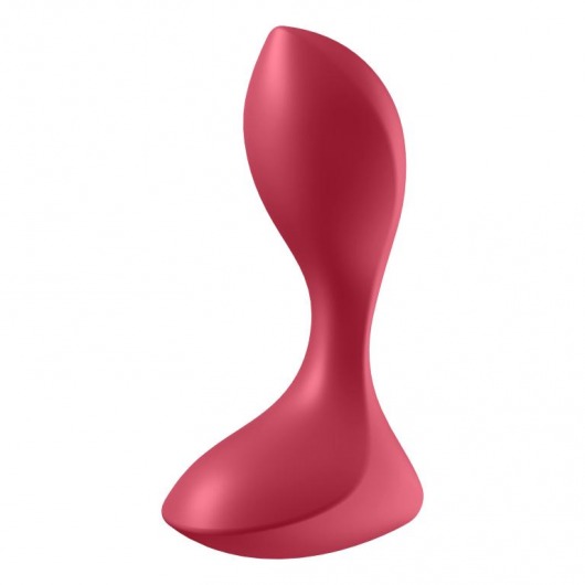 Красный вибромассажёр простаты Satisfyer Backdoor Lover - 14 см. - Satisfyer - в Петрозаводске купить с доставкой