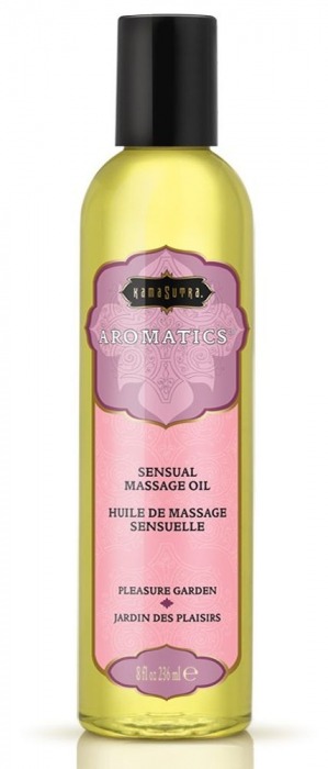 Массажное масло с цветочным ароматом Pleasure Garden - 236 мл. - Kama Sutra - купить с доставкой в Петрозаводске