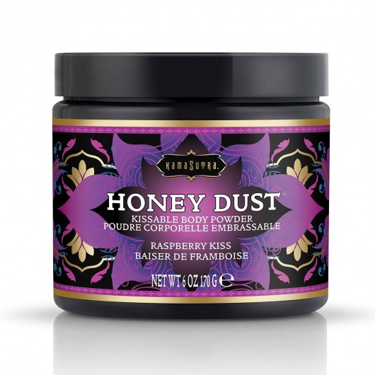 Пудра для тела Honey Dust Body Powder с ароматом малины - 170 гр. - Kama Sutra - купить с доставкой в Петрозаводске