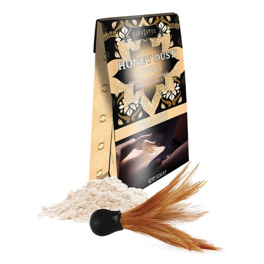 Пудра для тела Honey Dust Body Powder с ароматом ванили - 28 гр. - Kama Sutra - купить с доставкой в Петрозаводске