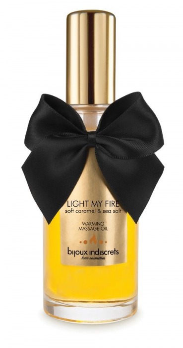 Массажное масло Light My Fire с ароматом карамели - 100 мл. - Bijoux Indiscrets - купить с доставкой в Петрозаводске