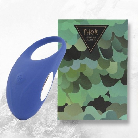 Синее кольцо с вибрацией Thor Cockring - FeelzToys - в Петрозаводске купить с доставкой