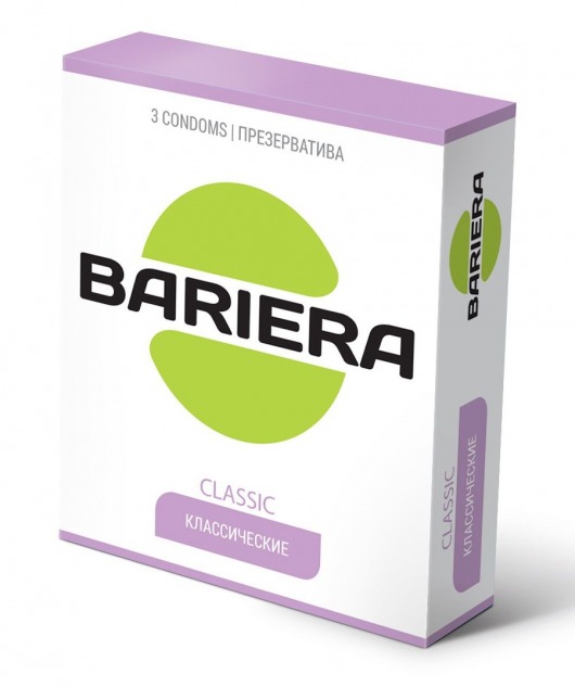 Классические презервативы Bariera Classic - 3 шт. - Bariera - купить с доставкой в Петрозаводске