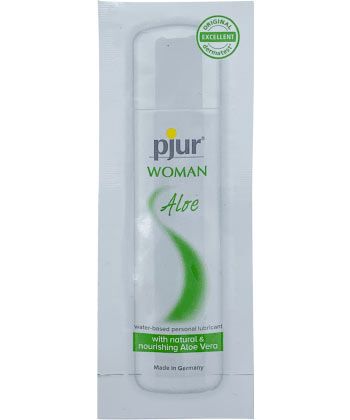 Лубрикант на водной основе pjur WOMAN Aloe - 2 мл. - Pjur - купить с доставкой в Петрозаводске