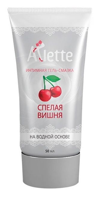 Интимная гель-смазка на водной основе Arlette  Спелая вишня  - 50 мл. - Arlette - купить с доставкой в Петрозаводске
