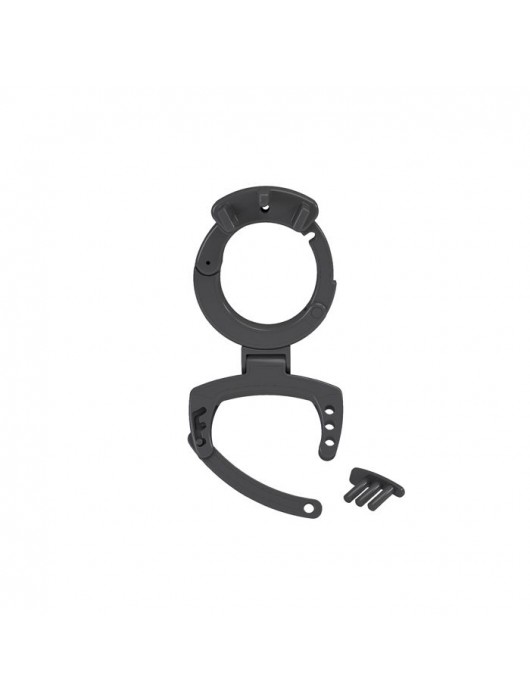 Кольцо с зажимом для мошонки для пояса верности Pubic Enemy - MyStim - купить с доставкой в Петрозаводске