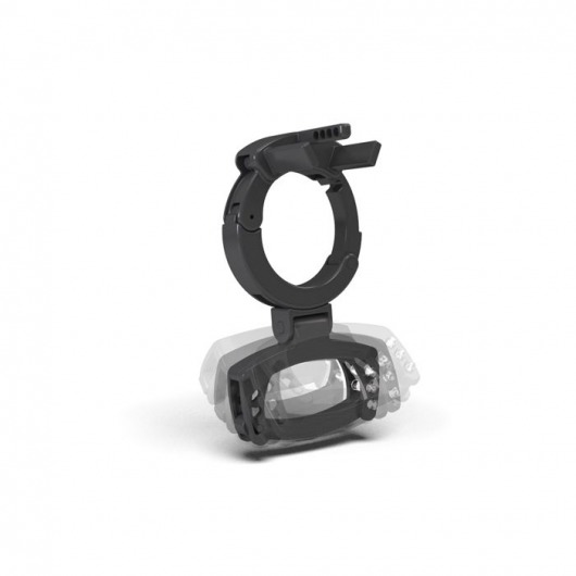 Кольцо с зажимом для мошонки для пояса верности Pubic Enemy - MyStim - купить с доставкой в Петрозаводске