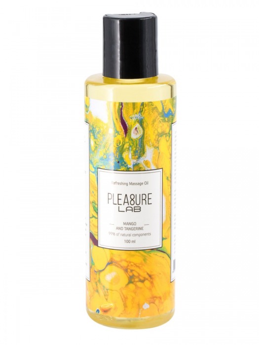 Массажное масло Pleasure Lab Refreshing с ароматом манго и мандарина - 100 мл. - Pleasure Lab - купить с доставкой в Петрозаводске