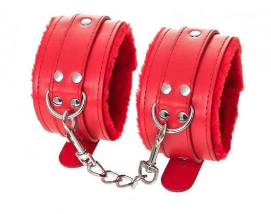 Красные оковы Anonymo из искусственной кожи - ToyFa - купить с доставкой в Петрозаводске