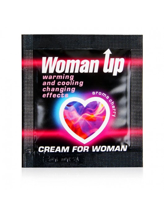 Возбуждающий крем для женщин с ароматом вишни Woman Up - 1,5 гр. - Биоритм - купить с доставкой в Петрозаводске