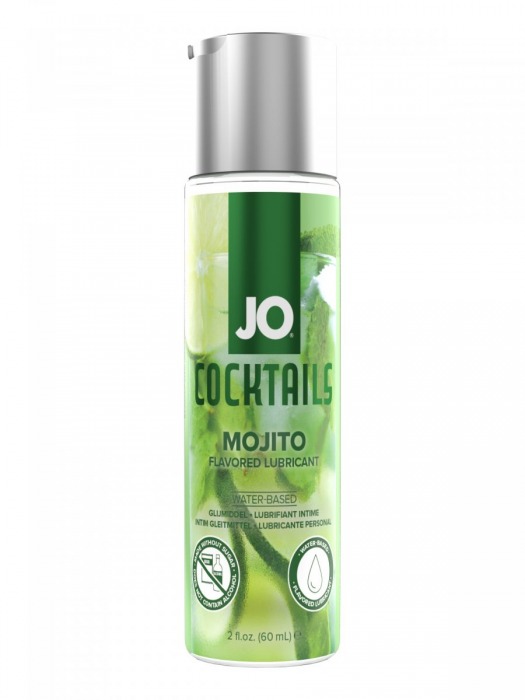 Вкусовой лубрикант на водной основе JO Cocktails Mojito - 60 мл. - System JO - купить с доставкой в Петрозаводске