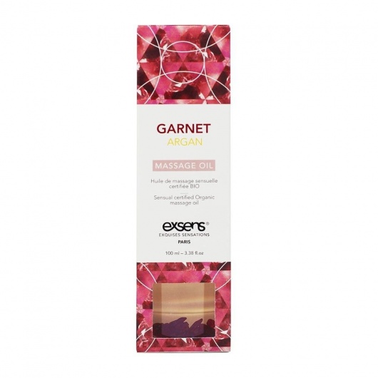Органическое массажное масло GARNET ARGAN - 100 мл. - Exsens - купить с доставкой в Петрозаводске