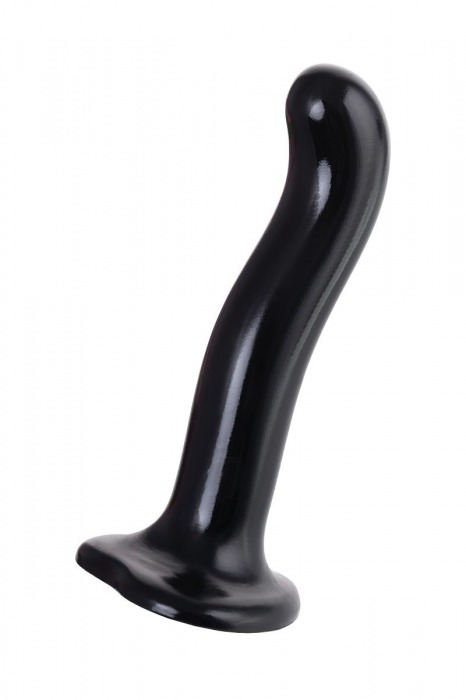 Черный стимулятор для пар P G-Spot Dildo Size L - 19 см. - Strap-on-me - в Петрозаводске купить с доставкой