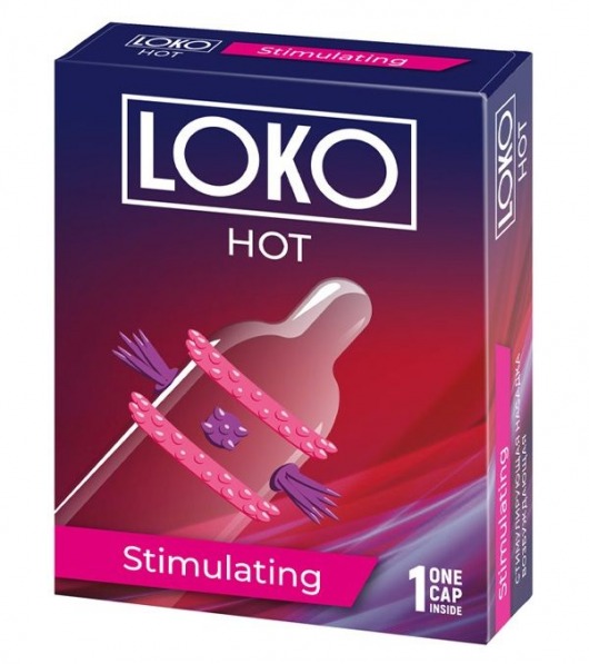 Стимулирующая насадка на пенис LOKO HOT с возбуждающим эффектом - Sitabella - в Петрозаводске купить с доставкой