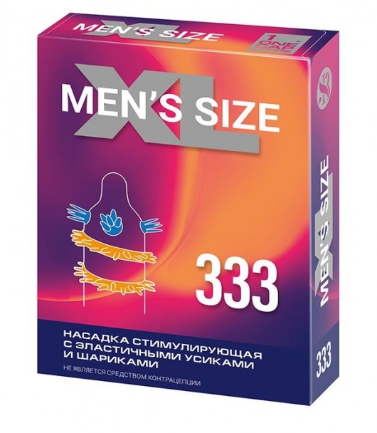 Стимулирующая насадка на пенис MEN SIZE 333 - Sitabella - в Петрозаводске купить с доставкой