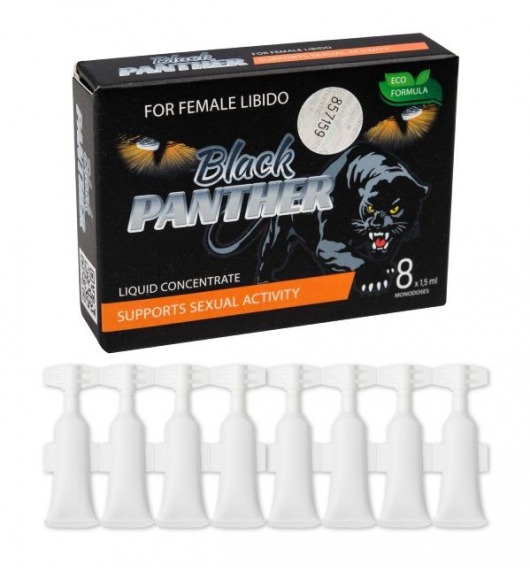 Пищевой концентрат для женщин BLACK PANTER - 8 монодоз (по 1,5 мл.) - Sitabella - купить с доставкой в Петрозаводске