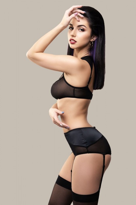 Эротические трусики-пояс для чулок Elegance с высокой посадкой - WANAME купить с доставкой