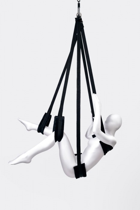 Черные секс-качели Anonymo №0503 - ToyFa - купить с доставкой в Петрозаводске