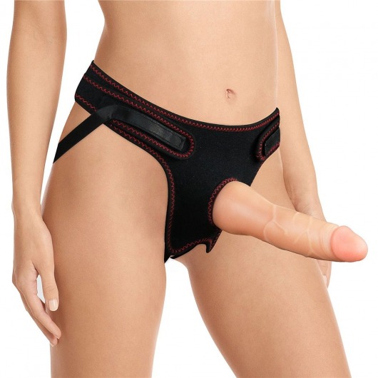 Женский страпон Easy Strapon Set 7.5 - 19 см. - Lovetoy - купить с доставкой в Петрозаводске